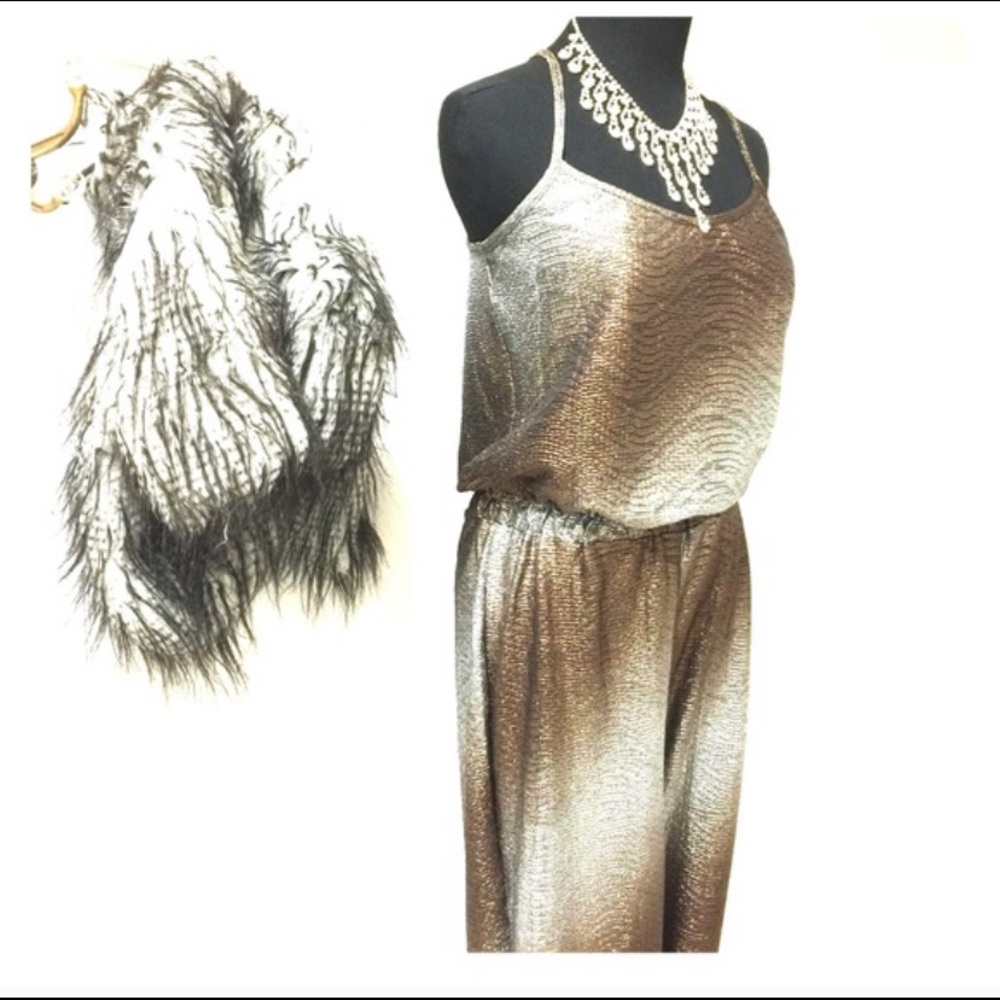 Silver/Bronze Romper